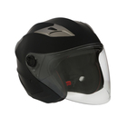 Шлем открытый с двумя визорами, размер M (57-58), модель - BLD-708E, черный матовый - Фото 3