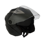 Шлем открытый с двумя визорами, размер M (57-58), модель - BLD-708E, черный матовый - Фото 5
