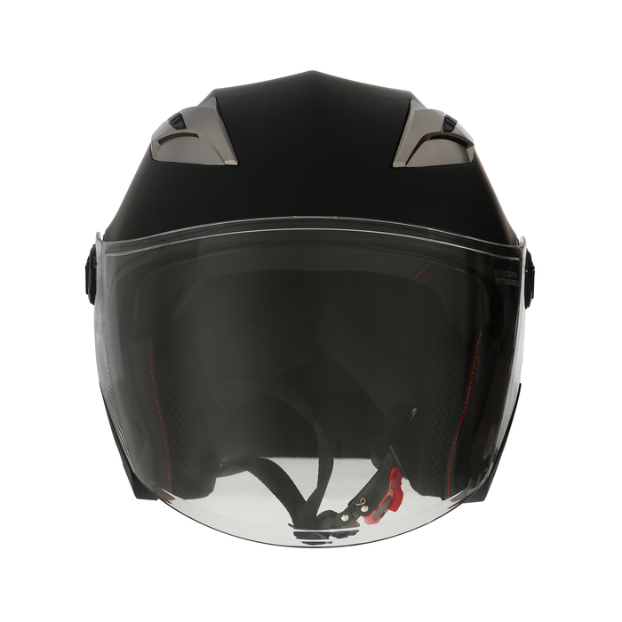 Шлем открытый с двумя визорами, размер M, модель - BLD-708E, черный матовый