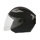 Шлем открытый с двумя визорами, размер M (57-58), модель - BLD-708E, черный матовый - Фото 7