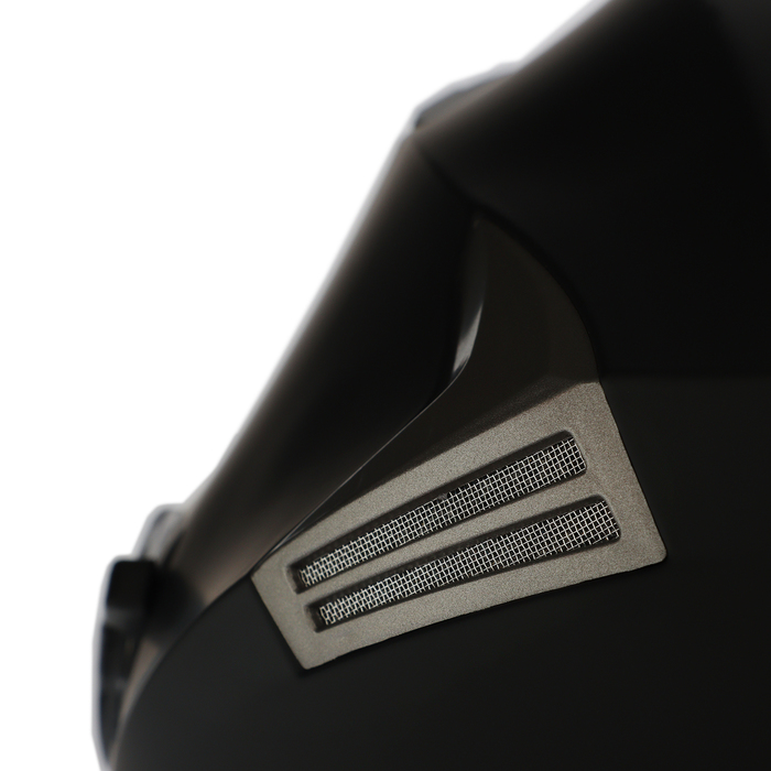 Шлем открытый с двумя визорами, размер L (59-60), модель - BLD-708E, черный матовый - фото 1909505770