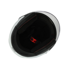 Шлем открытый с двумя визорами, размер XXL (61), модель - BLd=708E, белый глянцевый - Фото 9