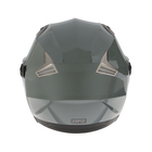 Шлем открытый с двумя визорами, размер XS (53-54), модель - BLD-708E, серый глянцевый - Фото 8