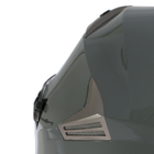 Шлем открытый с двумя визорами, размер XS (53-54), модель - BLD-708E, серый глянцевый - Фото 12