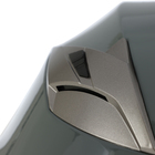 Шлем открытый с двумя визорами, размер S (55-56), модель - BLd=708E, серый глянцевый - Фото 10