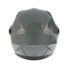 Шлем открытый с двумя визорами, размер M (57-58), модель - BLd=708E, серый глянцевый - Фото 8