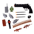 Набор военного «Альфа», 16 предметов, цвет МИКС - Фото 16