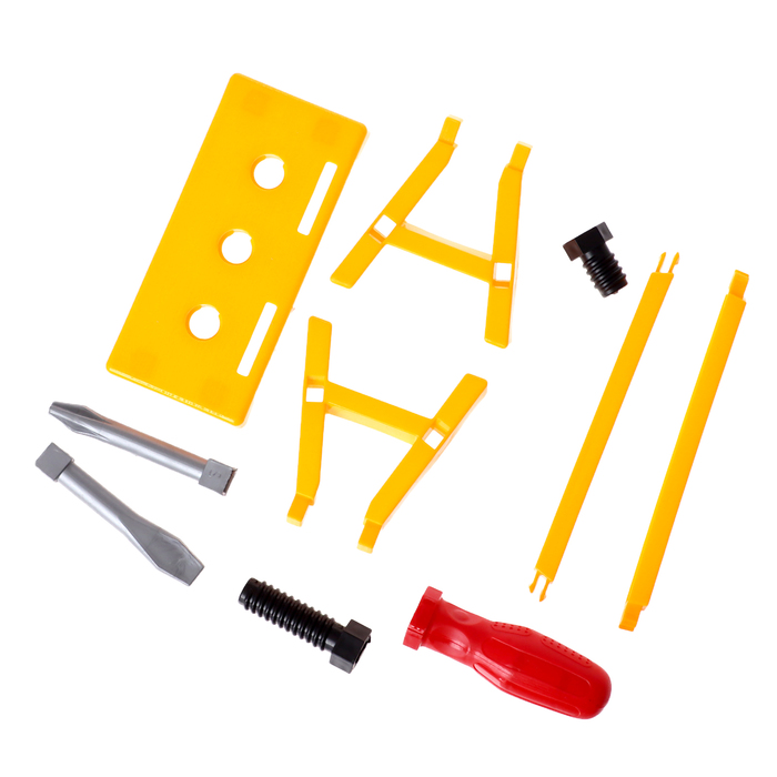 Набор инструментов «Плотник», 7 элементов, цвет МИКС - фото 1909506203
