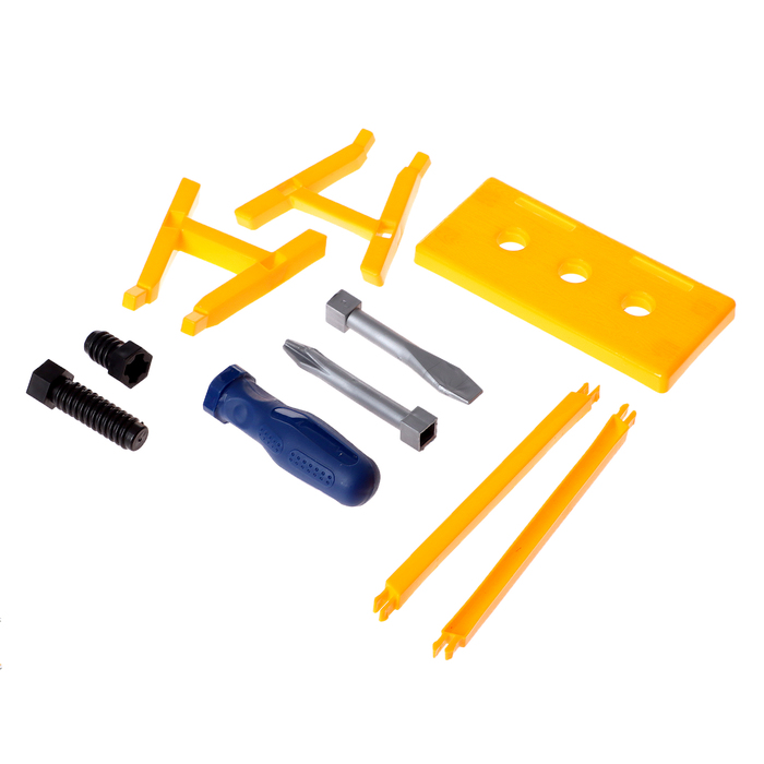 Набор инструментов «Плотник», 7 элементов, цвет МИКС