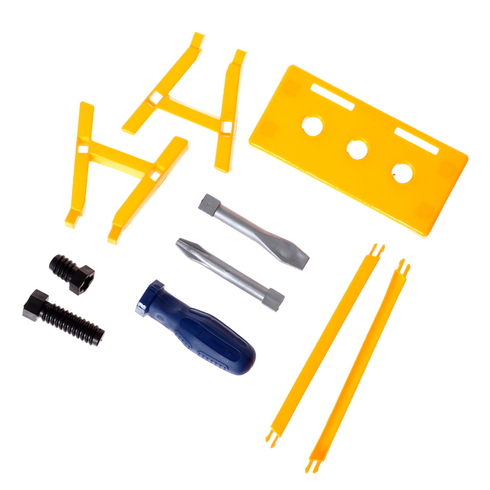 Набор инструментов «Плотник», 7 элементов, цвет МИКС - фото 1909506207