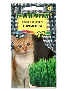 Семена Трава для кошек с ячменем 10 г 10181323