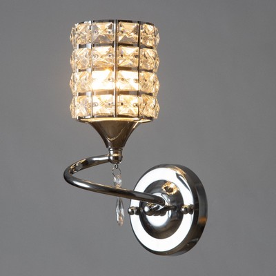 Бра «Моника» Е27 40 Вт хром 10×26 см