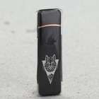 Зажигалка электронная «Волк», 2.3×8.3 см - Фото 6