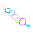 Игрушка для птиц кольца, микс цветов - Фото 1