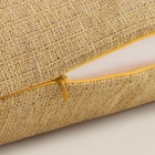 Наволочка декоративная SL Home «Пинелли», 43×43 см, жёлтая - Фото 5