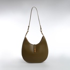 Сумка женская багет TEXTURA на молнии, 27×9×23 см, хаки - Фото 12