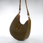 Сумка женская багет TEXTURA на молнии, 27×9×23 см, хаки - Фото 7