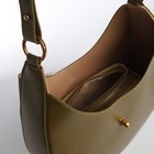 Сумка женская багет TEXTURA на молнии, 27×9×23 см, хаки - Фото 3