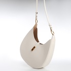 Сумка женская багет TEXTURA на молнии, 27×9×23 см, молочная - Фото 8