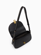 Сумка женская мессенджер TEXTURA на клапане, 23×6×13 см, чёрная - Фото 9