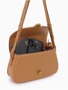 Сумка женская мессенджер TEXTURA на клапане, 23×6×13 см, тёмно-бежевая - Фото 3