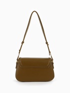 Сумка женская мессенджер TEXTURA на клапане, 23×6×13 см, хаки - Фото 7