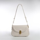 Сумка женская на клапане TEXTURA, средний размер, цвет молочный - Фото 1