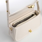 Сумка женская на клапане TEXTURA, средний размер, цвет молочный - Фото 8