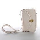 Сумка женская на клапане TEXTURA, средний размер, цвет молочный - Фото 9