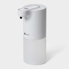 Диспенсер сенсорный для жидкого мыла SAVANNA, 350 мл, пластик, цвет белый - фото 9373360