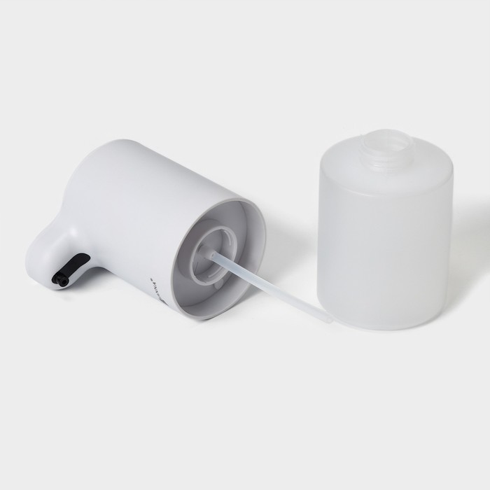 Диспенсер сенсорный для жидкого мыла SAVANNA, 350 мл, пластик, цвет белый - фото 1897784754