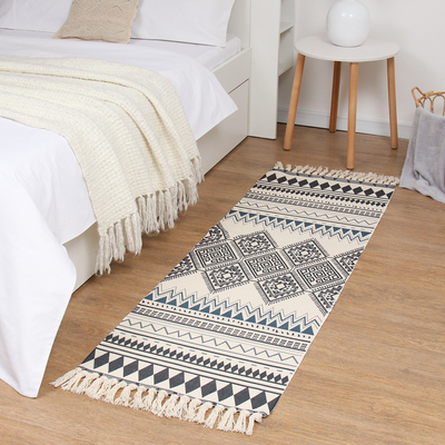 Ковер Этель «Графический узор», 60×180 см, 50% хл, 50% п/э