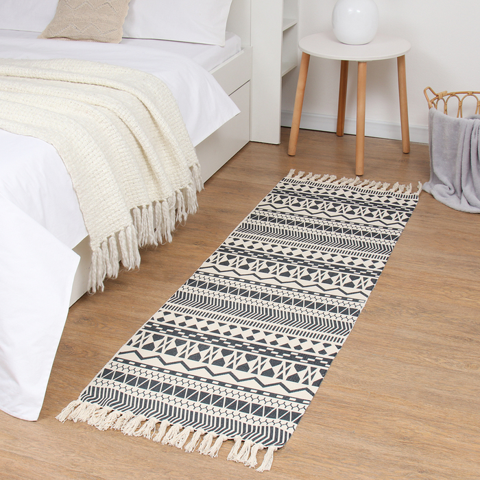 Ковер Этель «Этнический узор», 60×180 см, 50% хл, 50% п/э - Фото 1