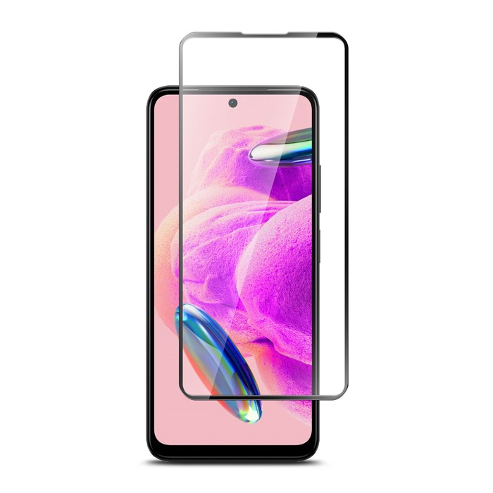 Защитное стекло Miuko для Xiaomi Redmi Note 12S, Full Screen, полный клей - фото 51530663