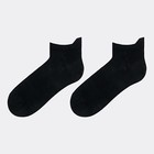 Носки мужские укороченные, цвет черный, размер 25-27 - фото 321055564