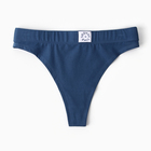 Трусы женские бразильяно, цвет синий, размер 44 (S) - фото 24271233