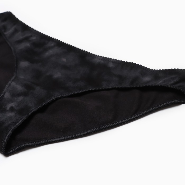 Трусы женские слипы, цвет черный, размер 50 (XL)