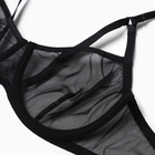 Бюстгалтер женский сетка, цвет черный, размер 75В - Фото 7