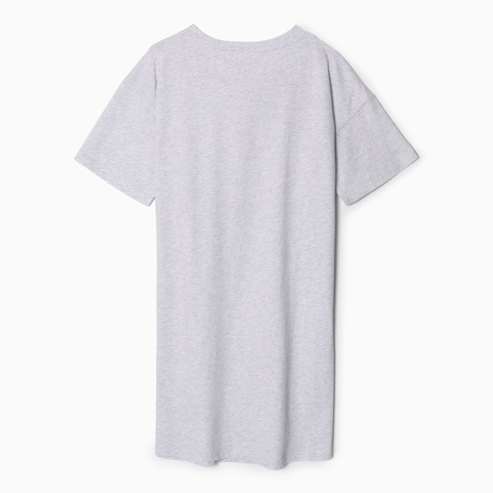 Ночная сорочка женская, цвет серый меланж, размер 50