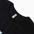 Комплект женский домашний (футболка,шорты), цвет черно-мятная полоска, р-р 42 - Фото 3