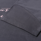 Комплект женский домашний (футболка,шорты), цвет графит розовая полоска, р-р 50 - Фото 4