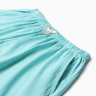Комплект женский домашний (футболка,шорты), цвет мятный с цветком, р-р 46 - Фото 9