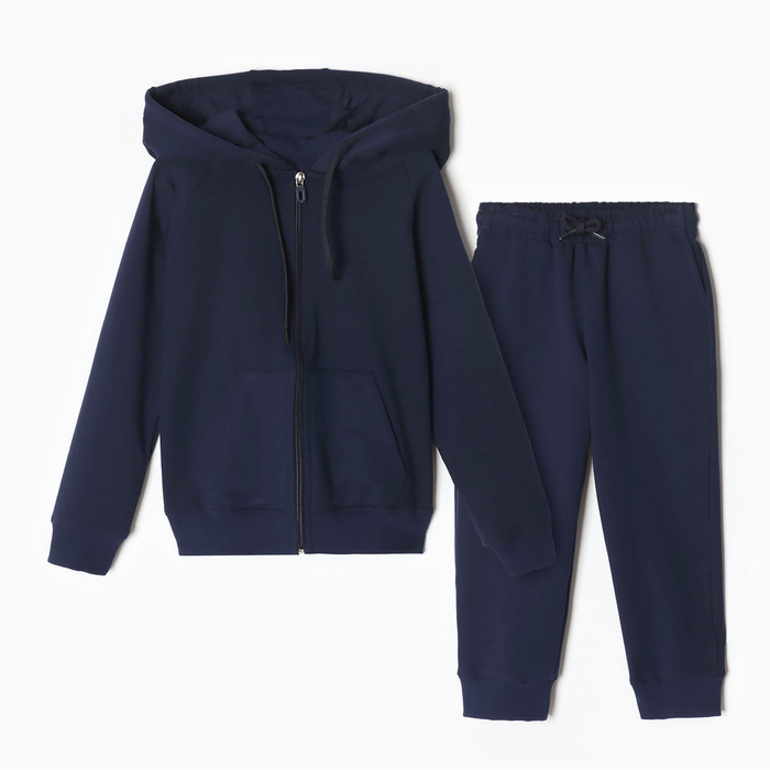 Комплект для мальчика (джемпер, брюки), цвет синий, рост 98 см - Фото 1