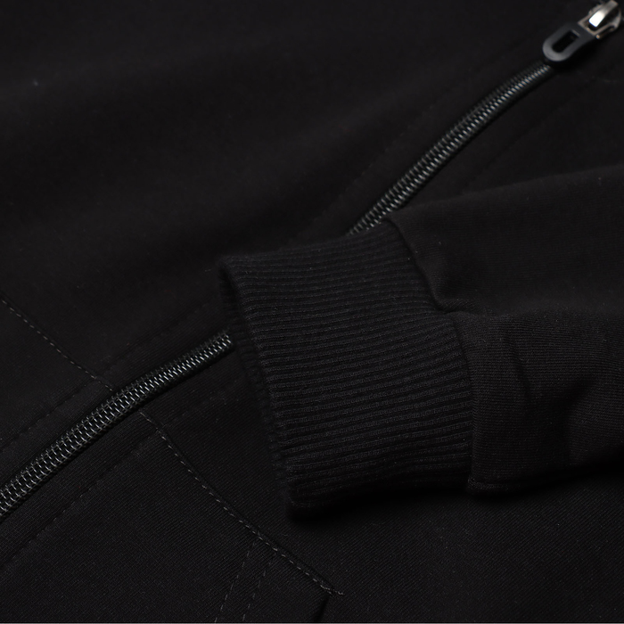 Комплект для мальчика (джемпер, брюки), цвет чёрный, рост 146 см