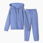 Комплект для девочки (джемпер, брюки), цвет голубой, рост 98 см - фото 321152351