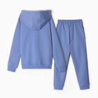 Комплект для девочки (джемпер, брюки), цвет голубой, рост 128 см - Фото 7
