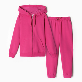 Комплект для девочки (джемпер, брюки), цвет фуксия, рост 134 см