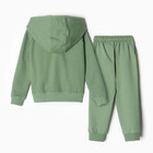 Комплект для девочки (джемпер, брюки), цвет зелёный, рост 104 см - Фото 7