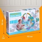 Музыкальный развивающий коврик «Весёлые зверята», цвет голубой - Фото 6