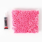 Игрушка помпонами «Медведь», розовый - Фото 5